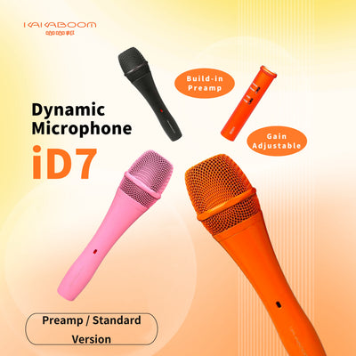 iD7 Wire Dynamic Microphone with Build-in Preamp