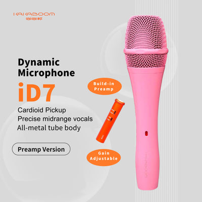 iD7 Wire Dynamic Microphone with Build-in Preamp