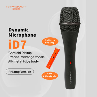 iD7 Wire Dynamic Microphone with Build-in Preamp
