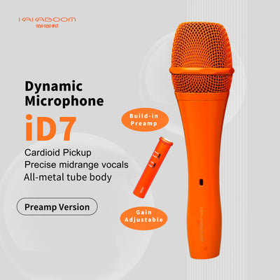 iD7 Wire Dynamic Microphone with Build-in Preamp