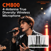 4-Antenna True Diversity Wireless Microphone CM800